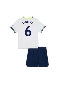 Tottenham Hotspur Davinson Sanchez #6 Babytruitje Thuis tenue Kind 2022-23 Korte Mouw (+ Korte broeken)